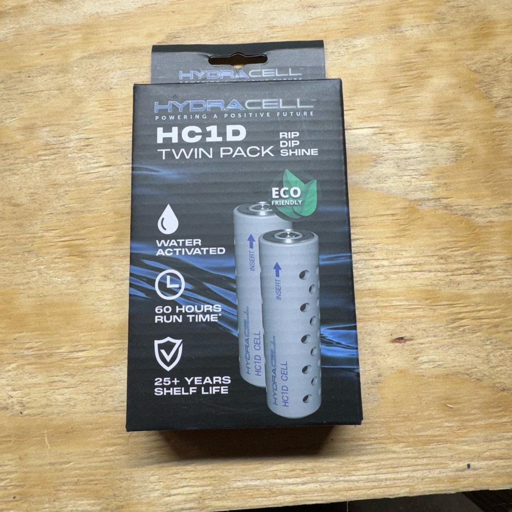 HydraCell HC1D Twin Pack Water-Activated Batteries